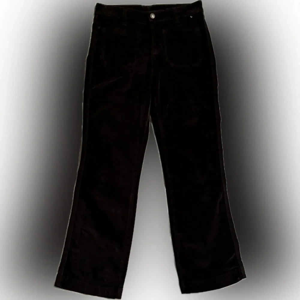 Free People High Time Velvet Kick Flare Pants NWOT